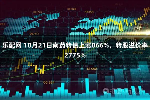 乐配网 10月21日南药转债上涨066%，转股溢价率2775%