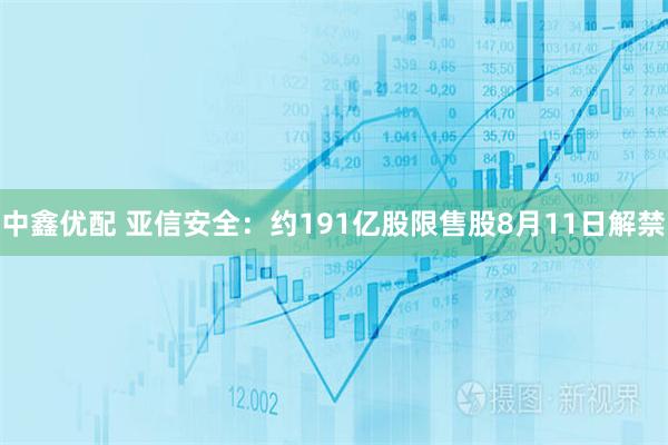 中鑫优配 亚信安全:约191亿股限售股8月11日解禁