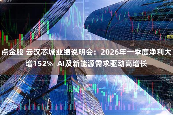 点金股 云汉芯城业绩说明会:2026年一季度净利大增152% AI及新能源需求驱动高增长