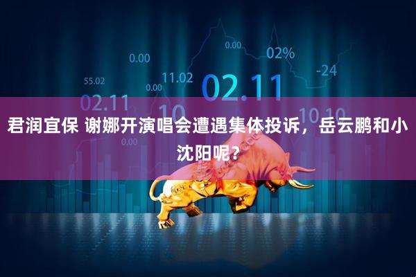 君润宜保 谢娜开演唱会遭遇集体投诉，岳云鹏和小沈阳呢？